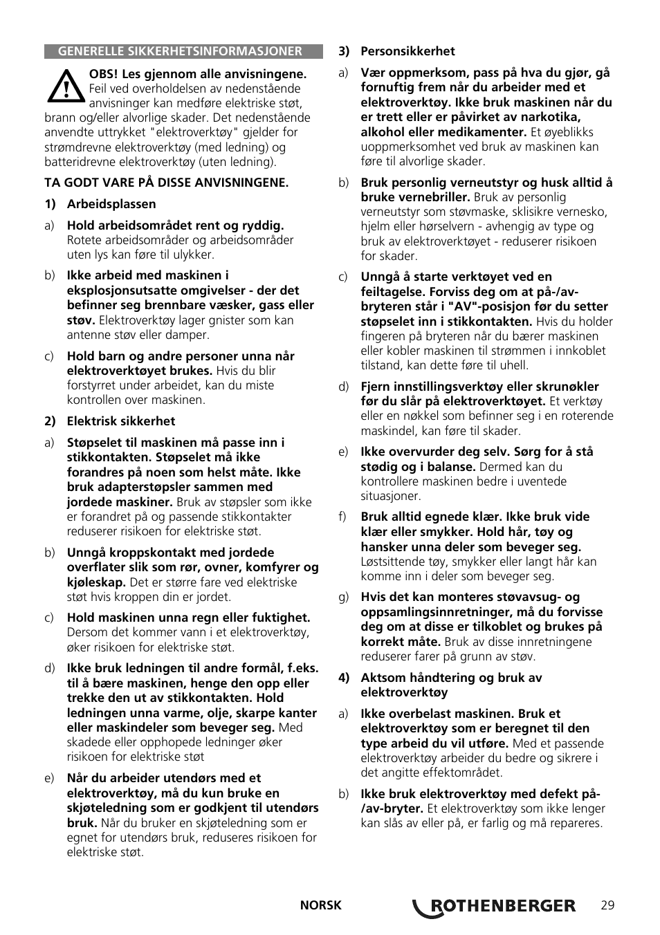 ROTHENBERGER ROMAX Compact Schaltnetzteil 230 V User Manual | Page 31 / 64