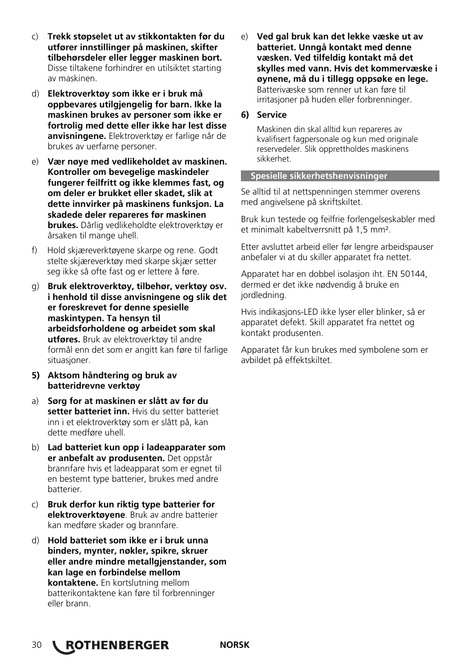 ROTHENBERGER ROMAX Compact Schaltnetzteil 230 V User Manual | Page 32 / 64