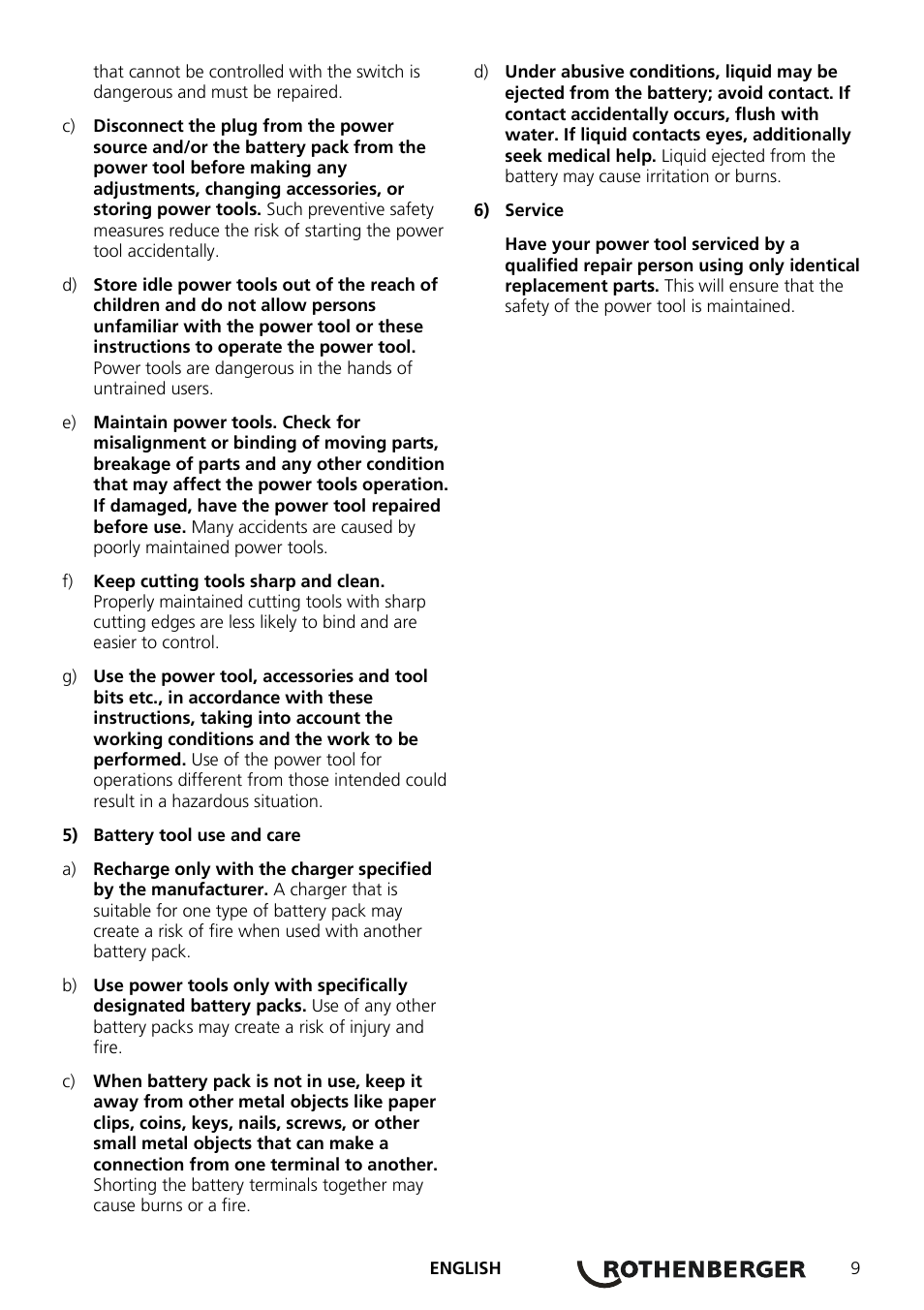 ROTHENBERGER ROMAX EXPANDER Compact User Manual | Page 13 / 32