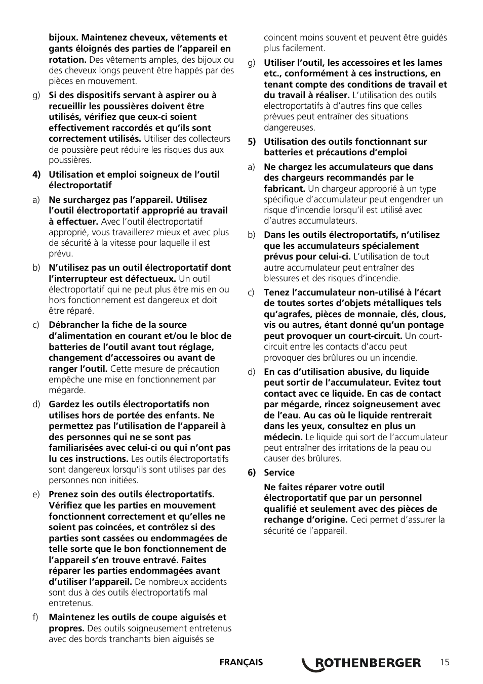 ROTHENBERGER ROMAX EXPANDER Compact User Manual | Page 19 / 32