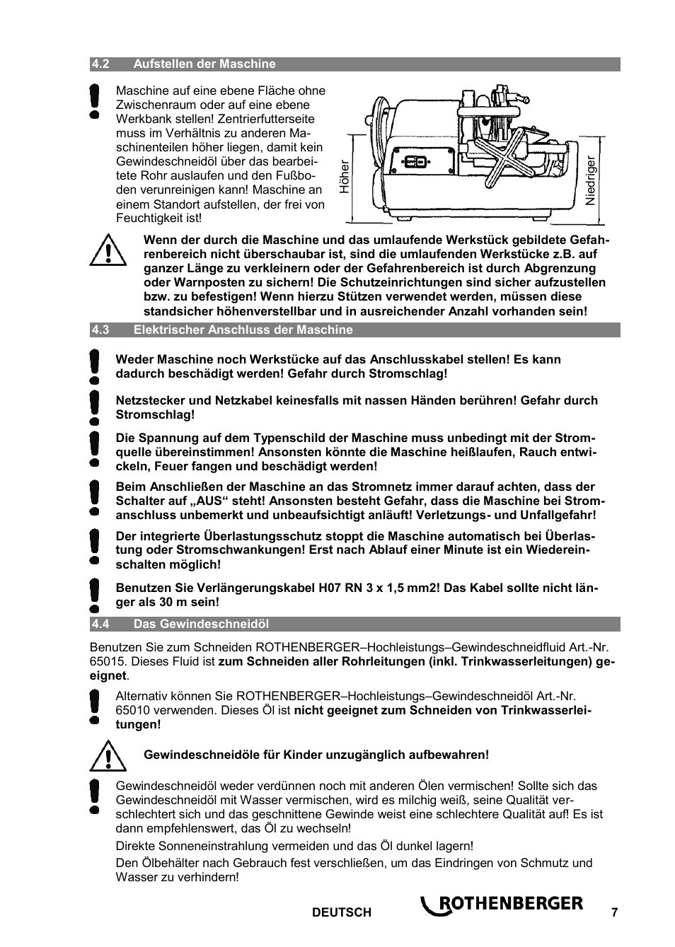 ROTHENBERGER ROPOWER 50 R User Manual | Page 11 / 232