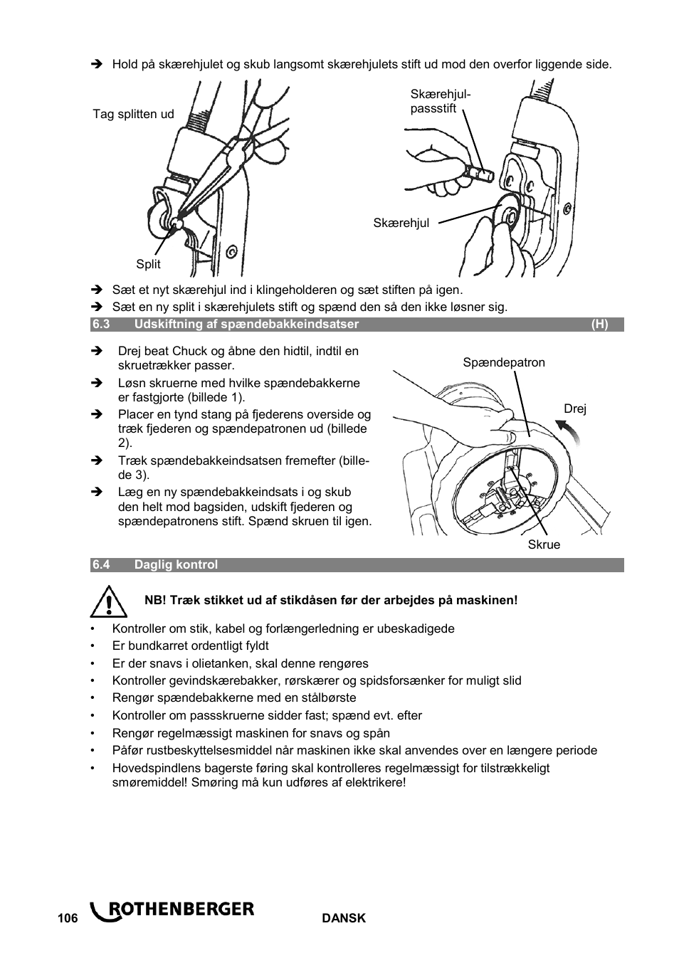 ROTHENBERGER ROPOWER 50 R User Manual | Page 110 / 232