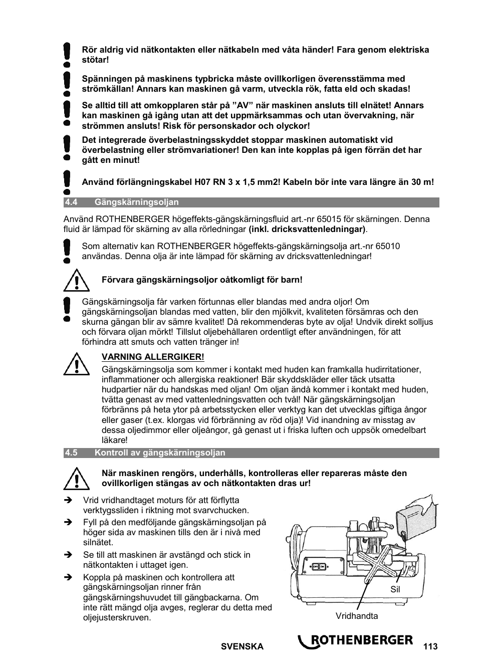 ROTHENBERGER ROPOWER 50 R User Manual | Page 117 / 232