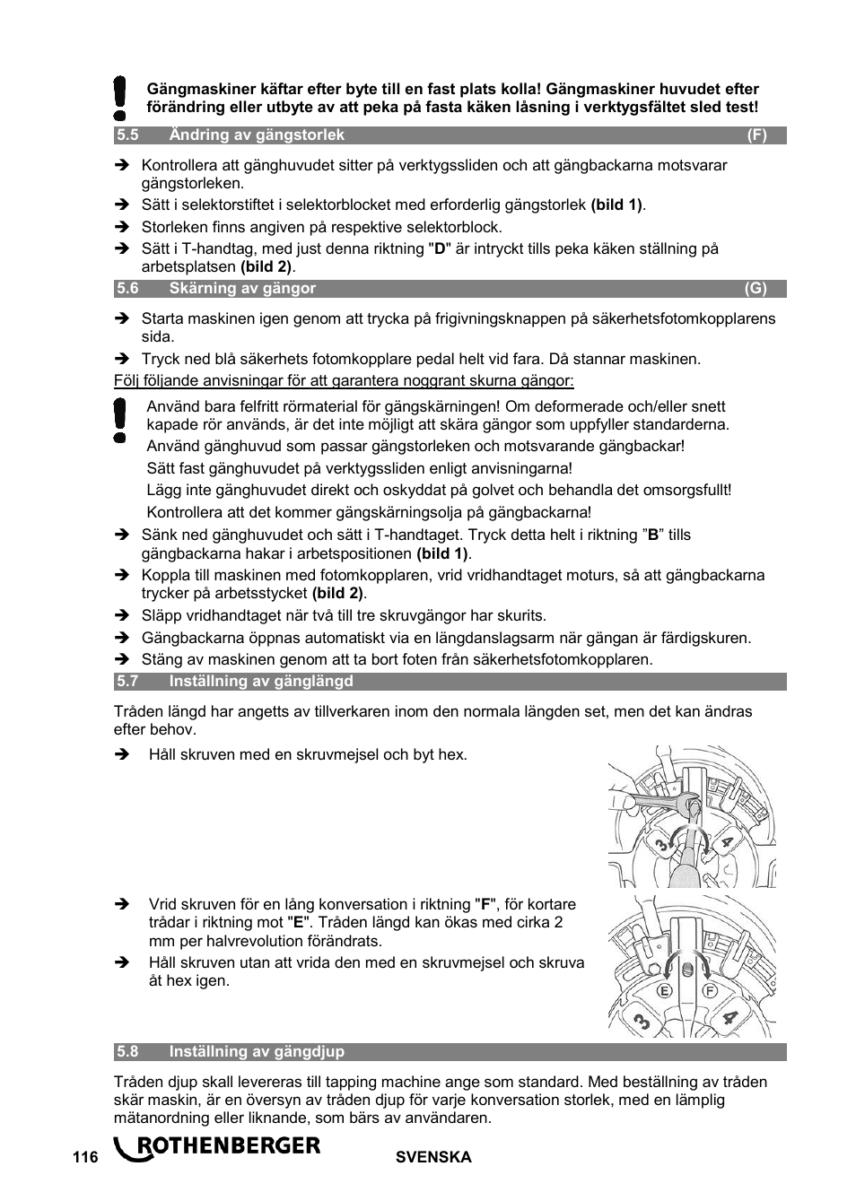 ROTHENBERGER ROPOWER 50 R User Manual | Page 120 / 232