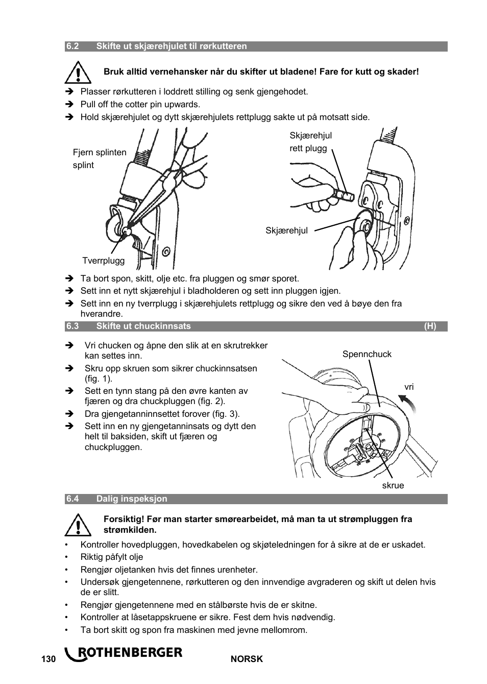 ROTHENBERGER ROPOWER 50 R User Manual | Page 134 / 232