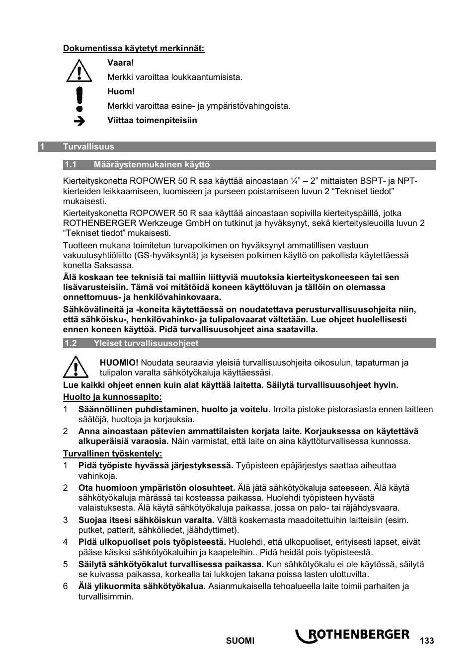 ROTHENBERGER ROPOWER 50 R User Manual | Page 137 / 232