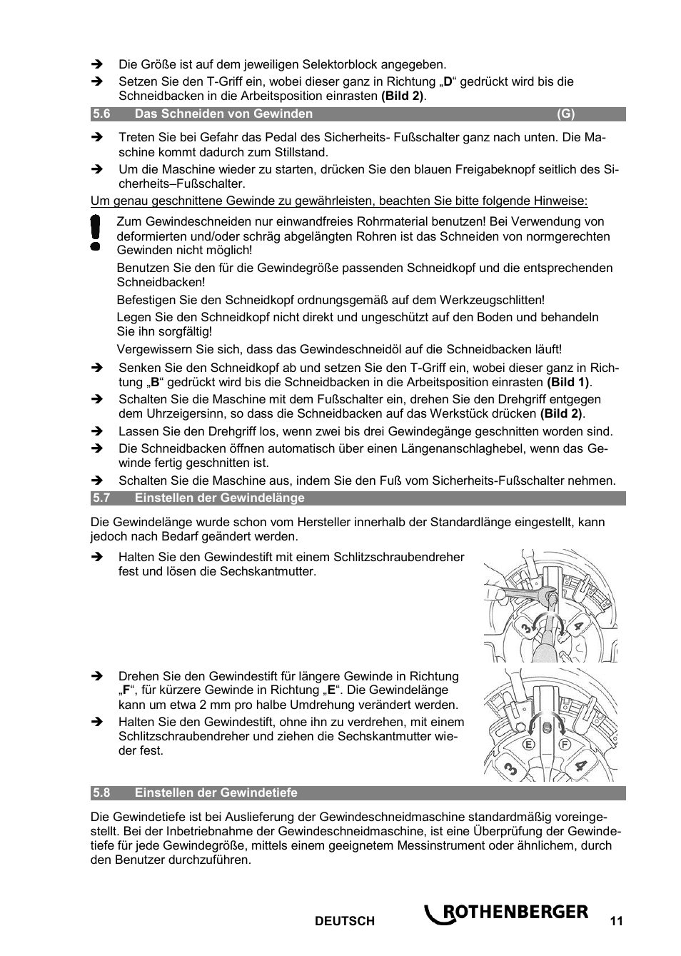 ROTHENBERGER ROPOWER 50 R User Manual | Page 15 / 232