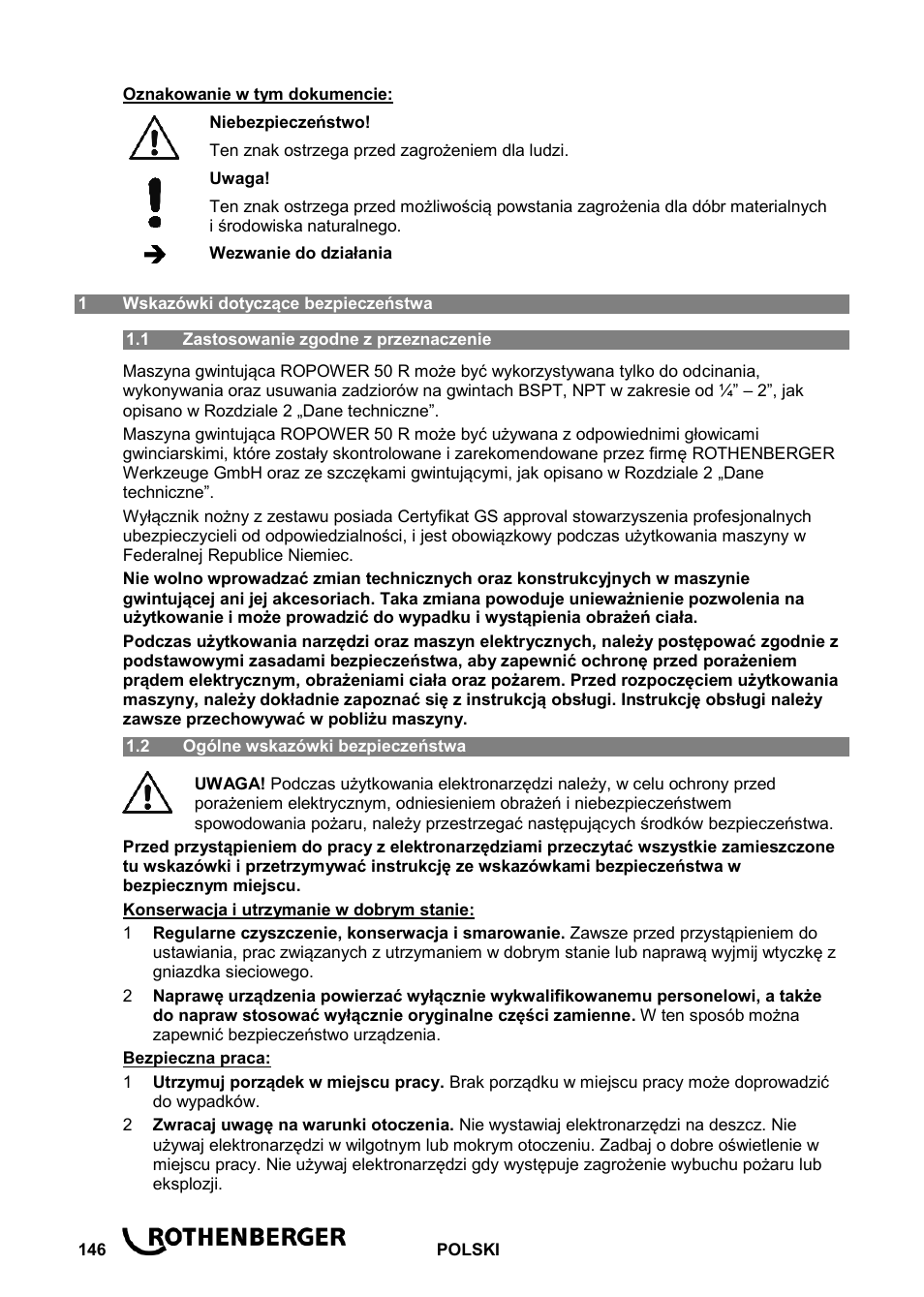 ROTHENBERGER ROPOWER 50 R User Manual | Page 150 / 232