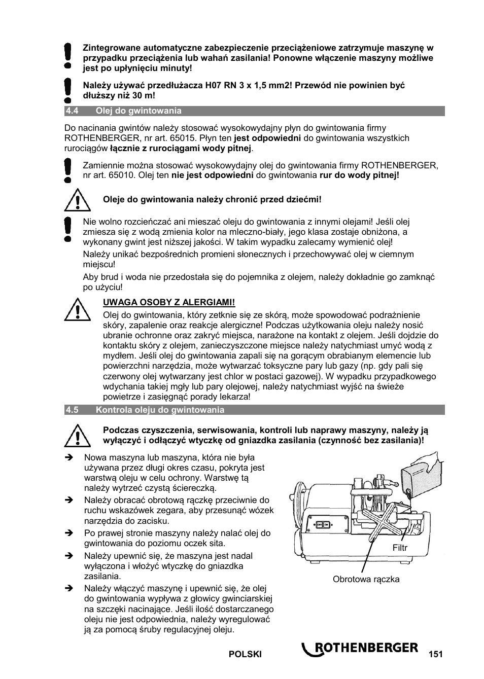 ROTHENBERGER ROPOWER 50 R User Manual | Page 155 / 232