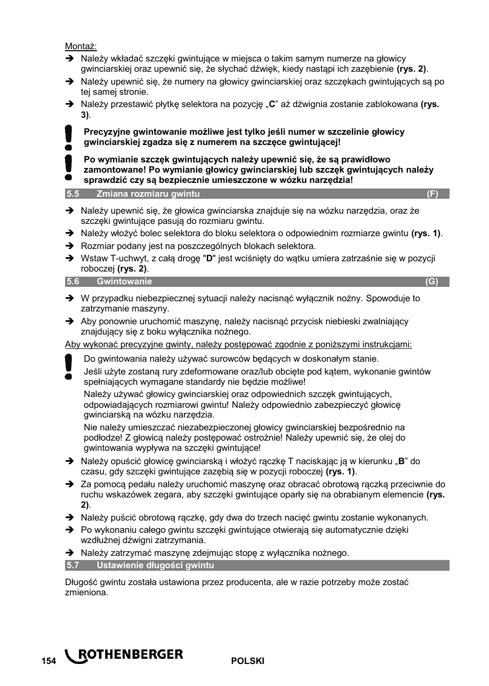 ROTHENBERGER ROPOWER 50 R User Manual | Page 158 / 232