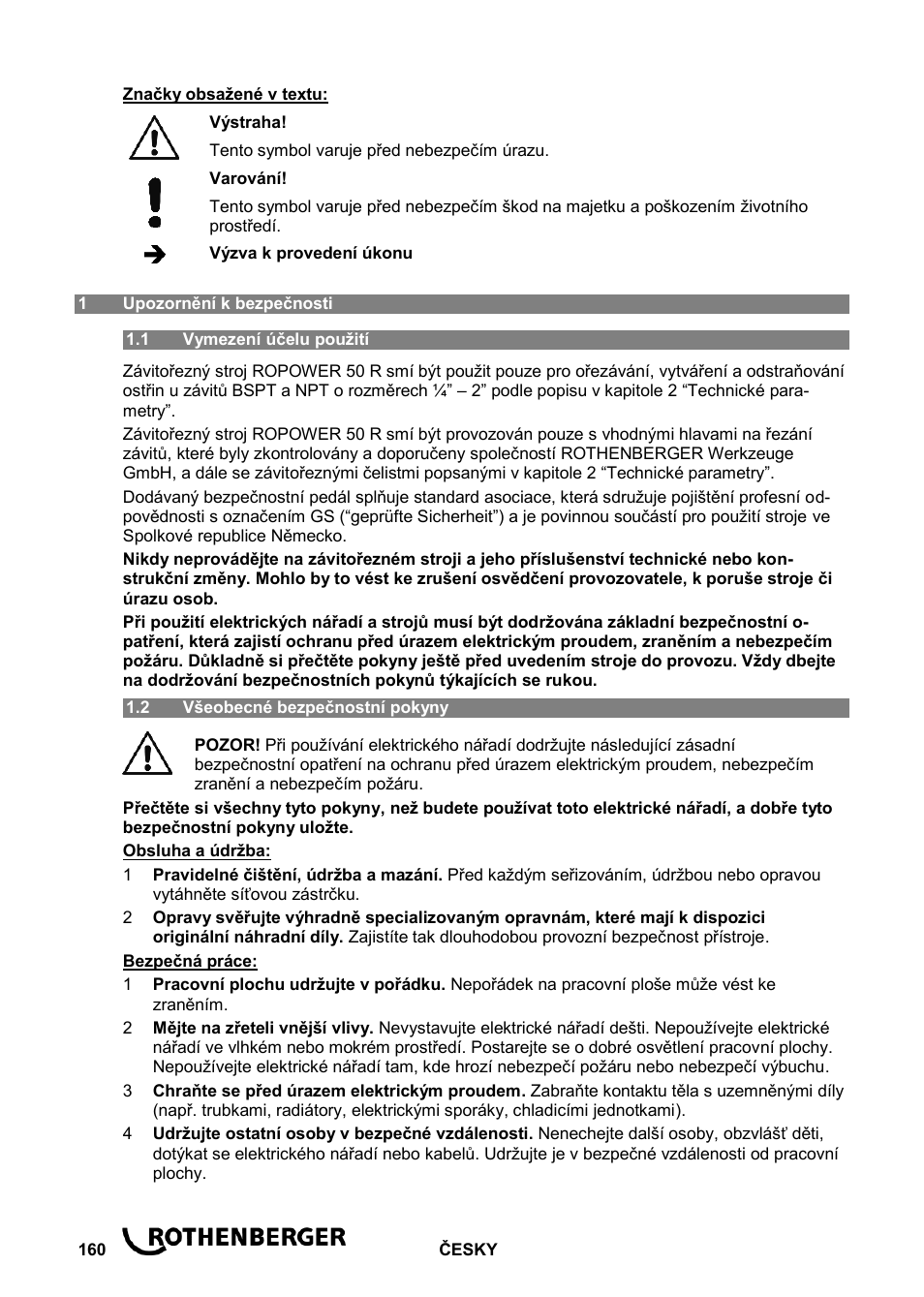 ROTHENBERGER ROPOWER 50 R User Manual | Page 164 / 232