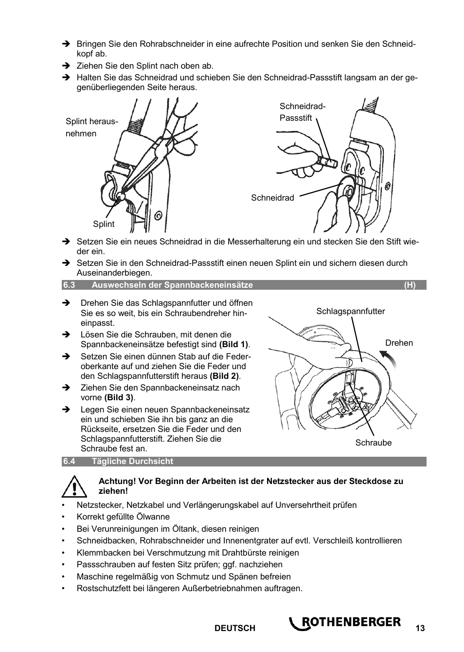 ROTHENBERGER ROPOWER 50 R User Manual | Page 17 / 232