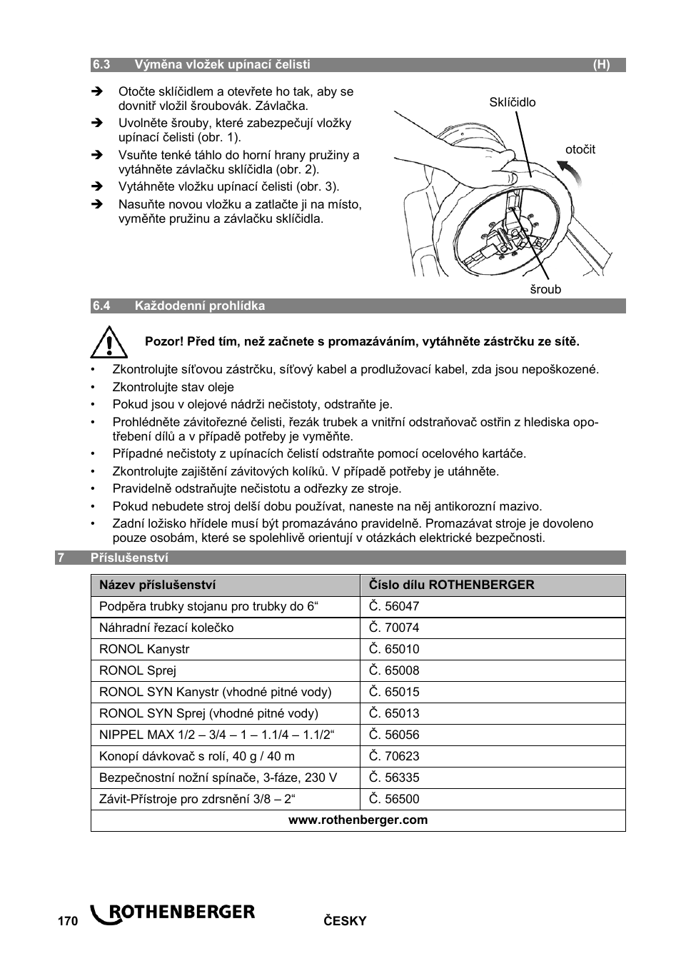 ROTHENBERGER ROPOWER 50 R User Manual | Page 174 / 232