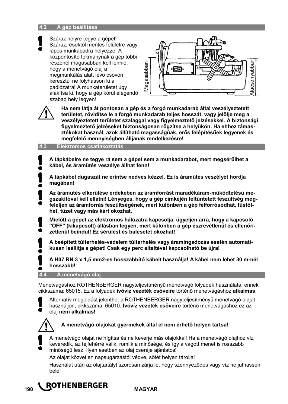 ROTHENBERGER ROPOWER 50 R User Manual | Page 194 / 232