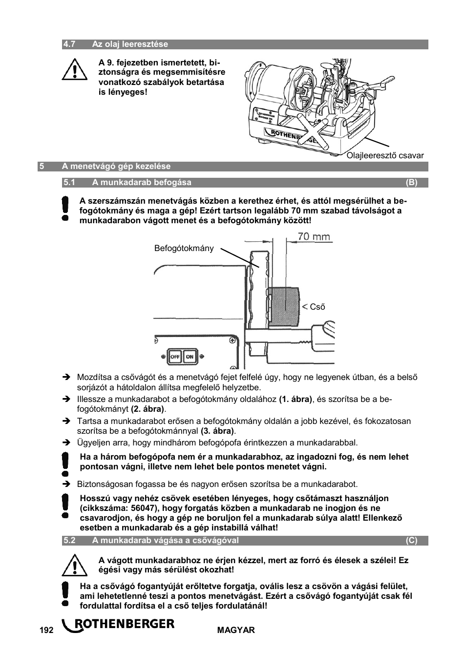 ROTHENBERGER ROPOWER 50 R User Manual | Page 196 / 232