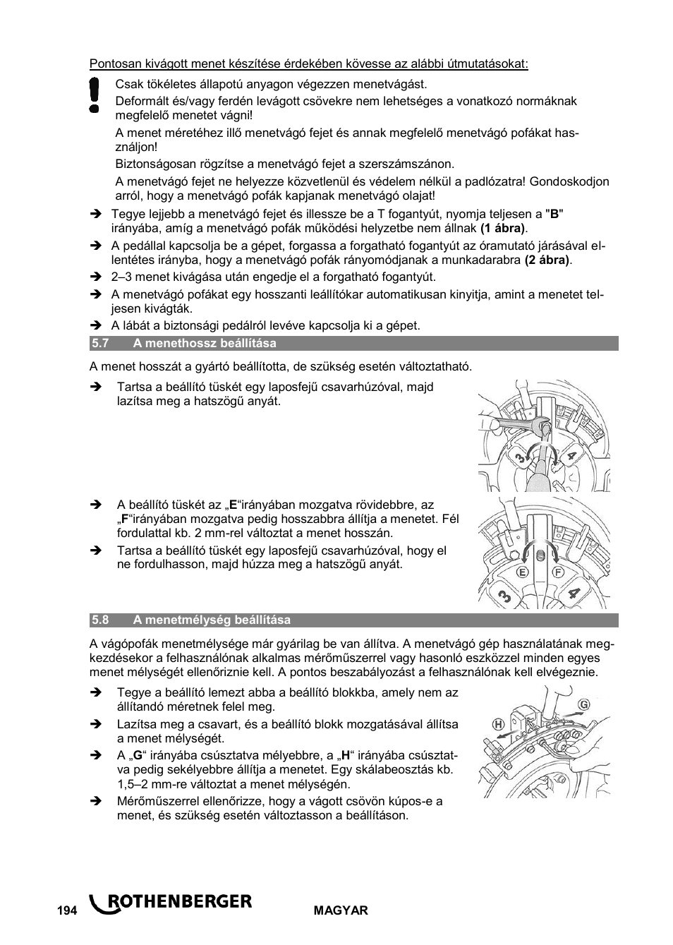 ROTHENBERGER ROPOWER 50 R User Manual | Page 198 / 232