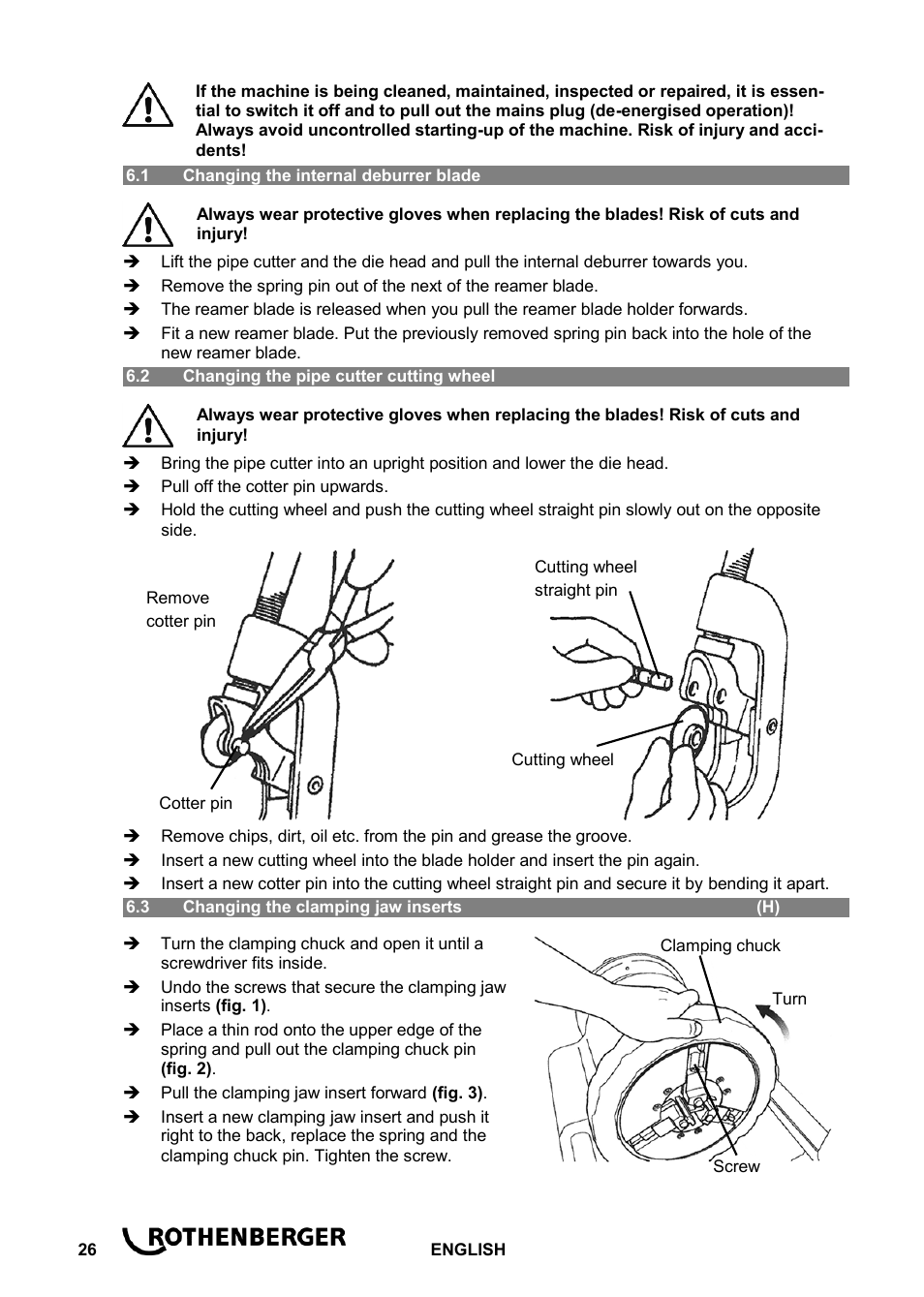 ROTHENBERGER ROPOWER 50 R User Manual | Page 30 / 232