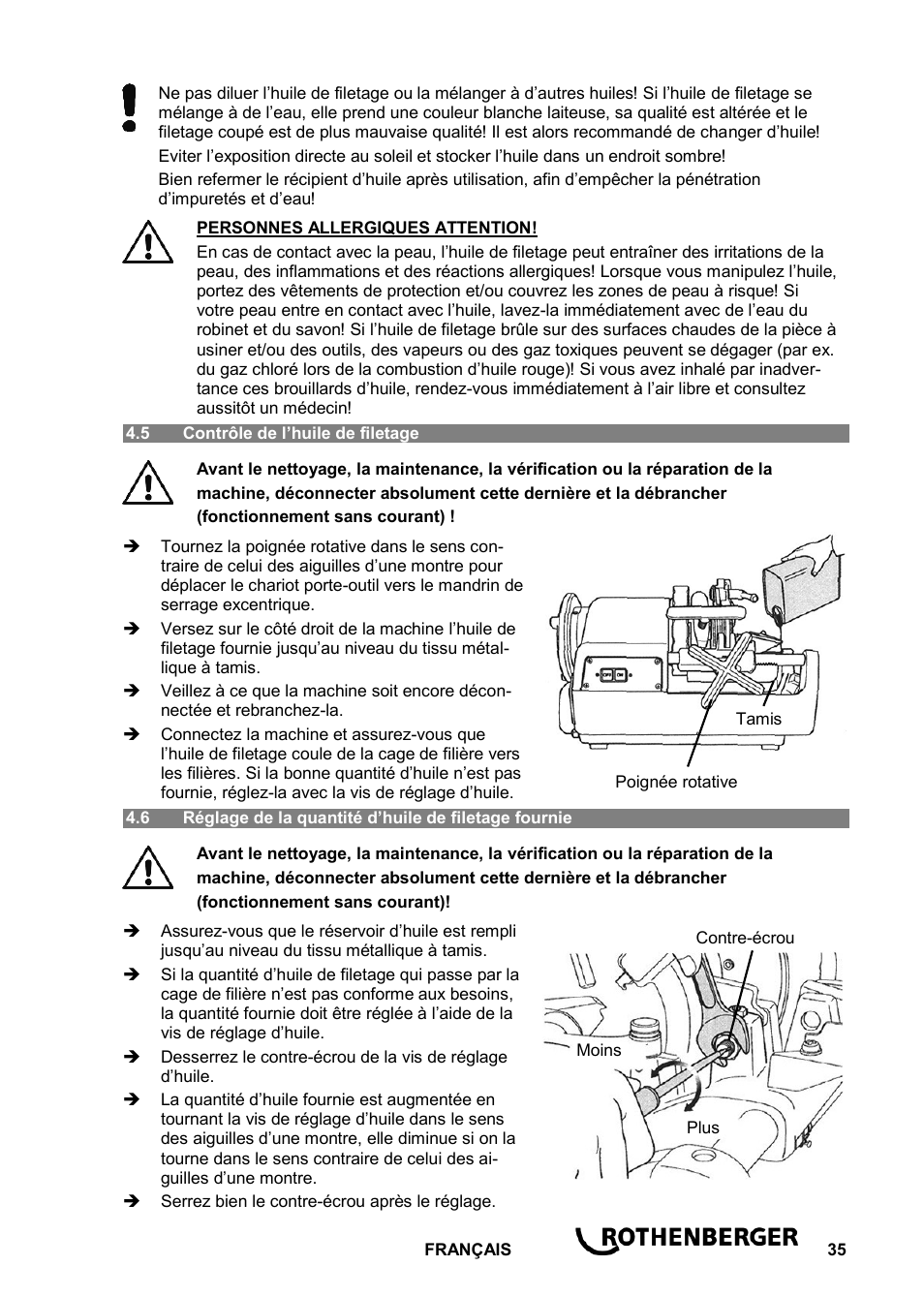 ROTHENBERGER ROPOWER 50 R User Manual | Page 39 / 232