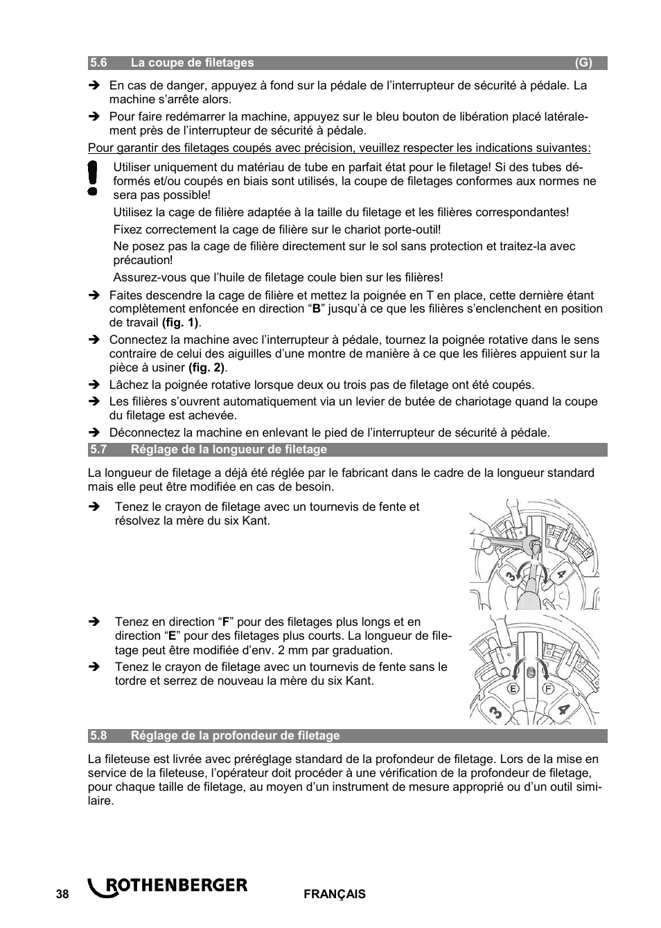 ROTHENBERGER ROPOWER 50 R User Manual | Page 42 / 232