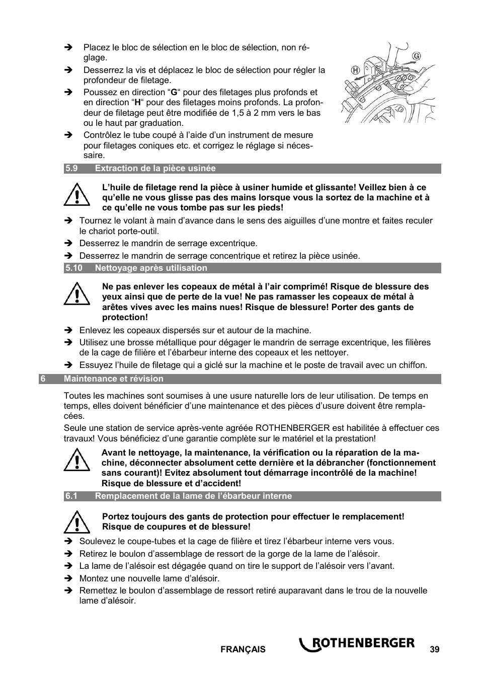 ROTHENBERGER ROPOWER 50 R User Manual | Page 43 / 232