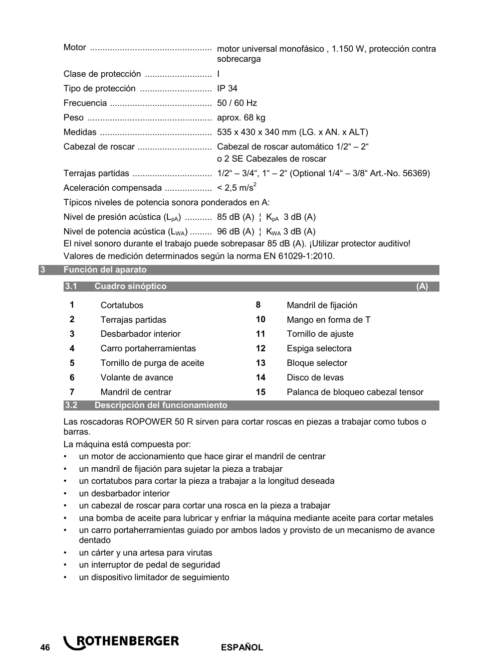 ROTHENBERGER ROPOWER 50 R User Manual | Page 50 / 232