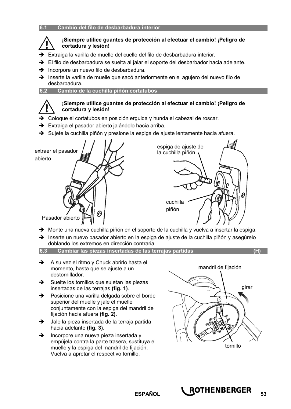 ROTHENBERGER ROPOWER 50 R User Manual | Page 57 / 232