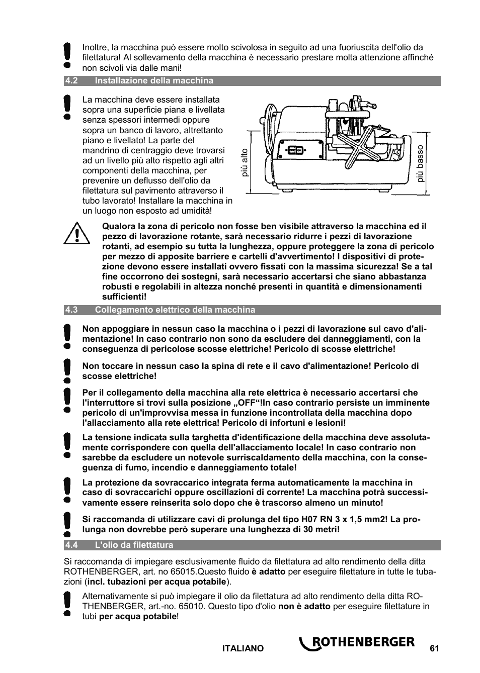 ROTHENBERGER ROPOWER 50 R User Manual | Page 65 / 232