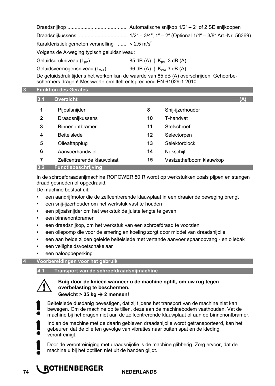 ROTHENBERGER ROPOWER 50 R User Manual | Page 78 / 232