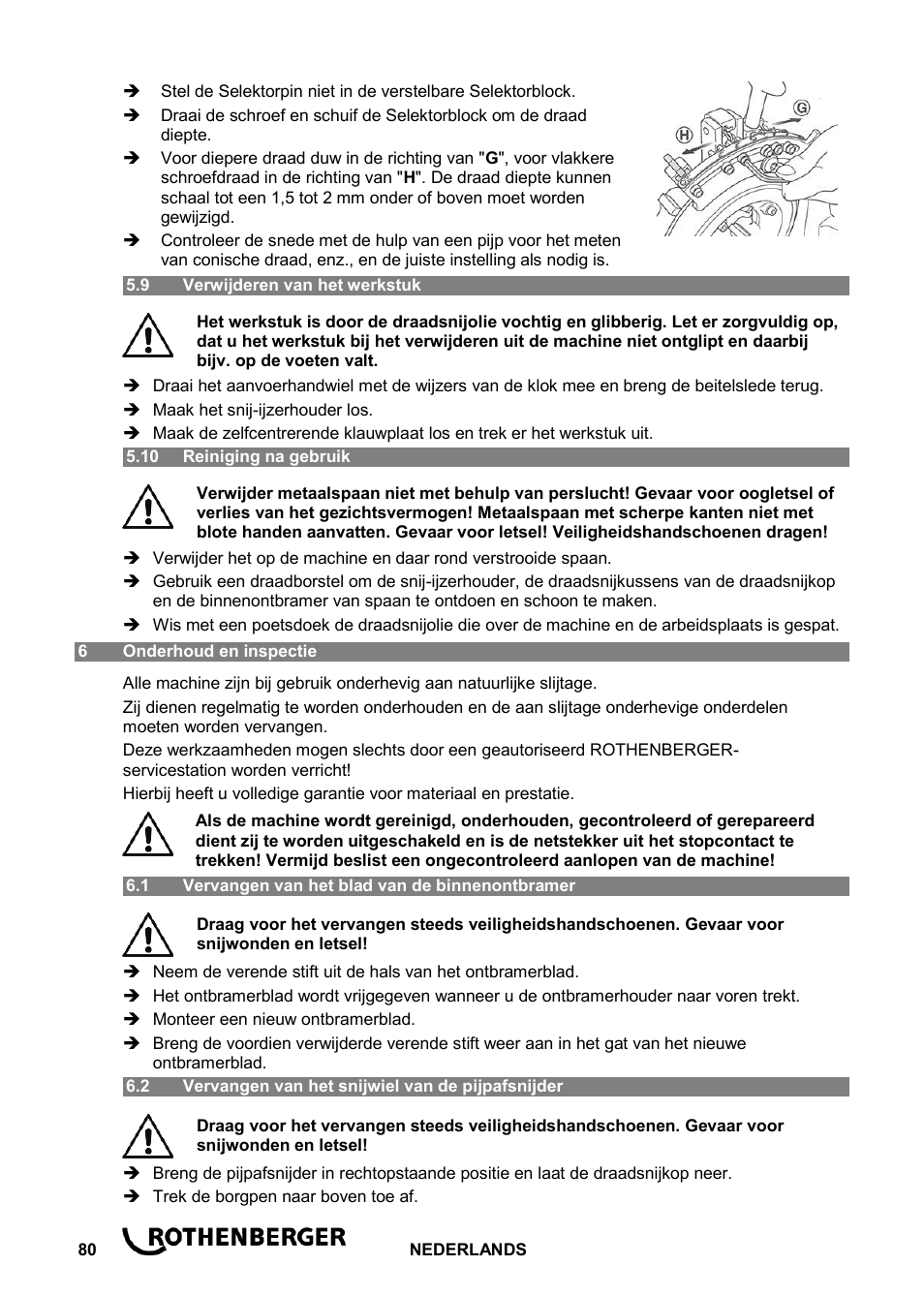 ROTHENBERGER ROPOWER 50 R User Manual | Page 84 / 232