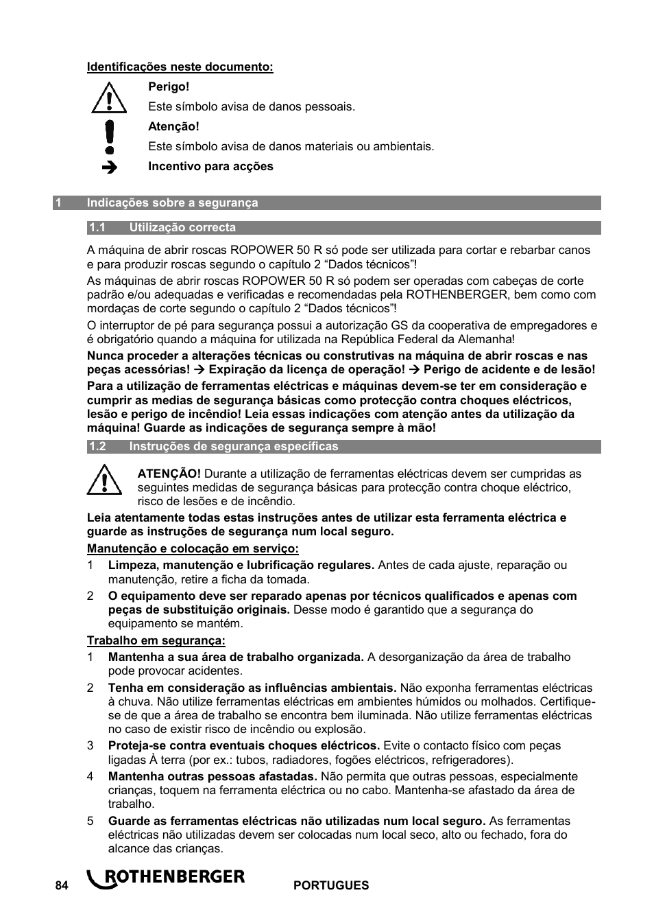 ROTHENBERGER ROPOWER 50 R User Manual | Page 88 / 232