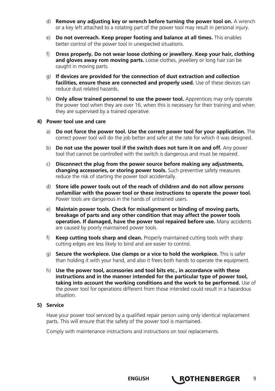 ROTHENBERGER ROTHERM 2000 Weichlöt-Gerät User Manual | Page 11 / 66