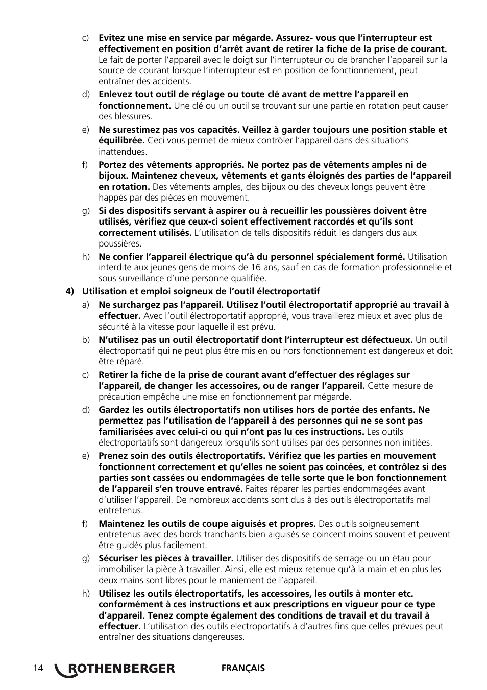 ROTHENBERGER ROTHERM 2000 Weichlöt-Gerät User Manual | Page 16 / 66