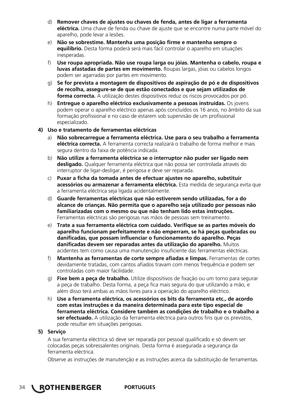 ROTHENBERGER ROTHERM 2000 Weichlöt-Gerät User Manual | Page 36 / 66