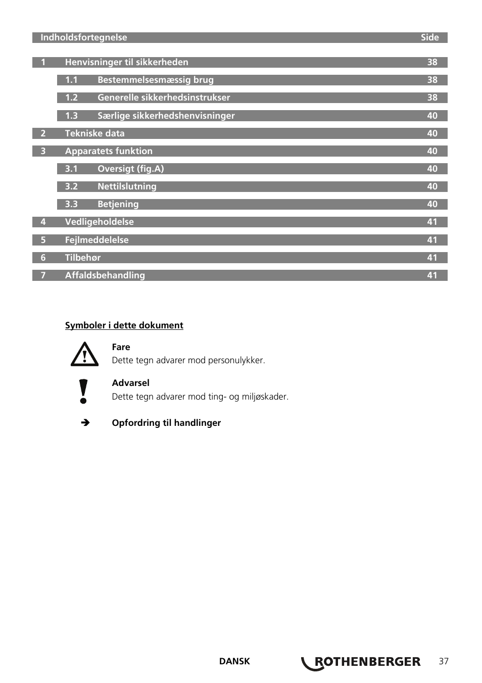 ROTHENBERGER ROTHERM 2000 Weichlöt-Gerät User Manual | Page 39 / 66