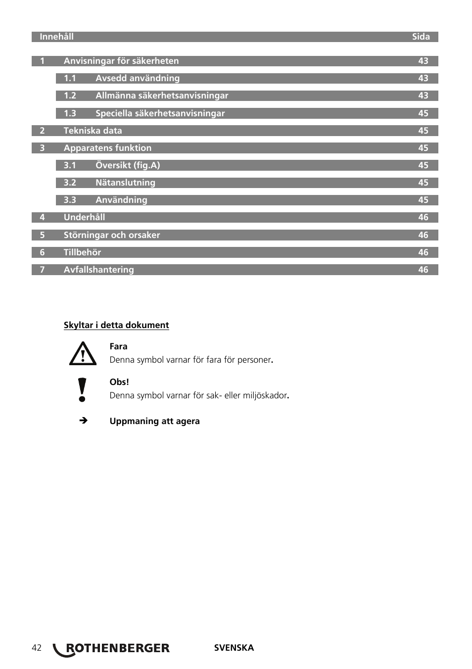 ROTHENBERGER ROTHERM 2000 Weichlöt-Gerät User Manual | Page 44 / 66