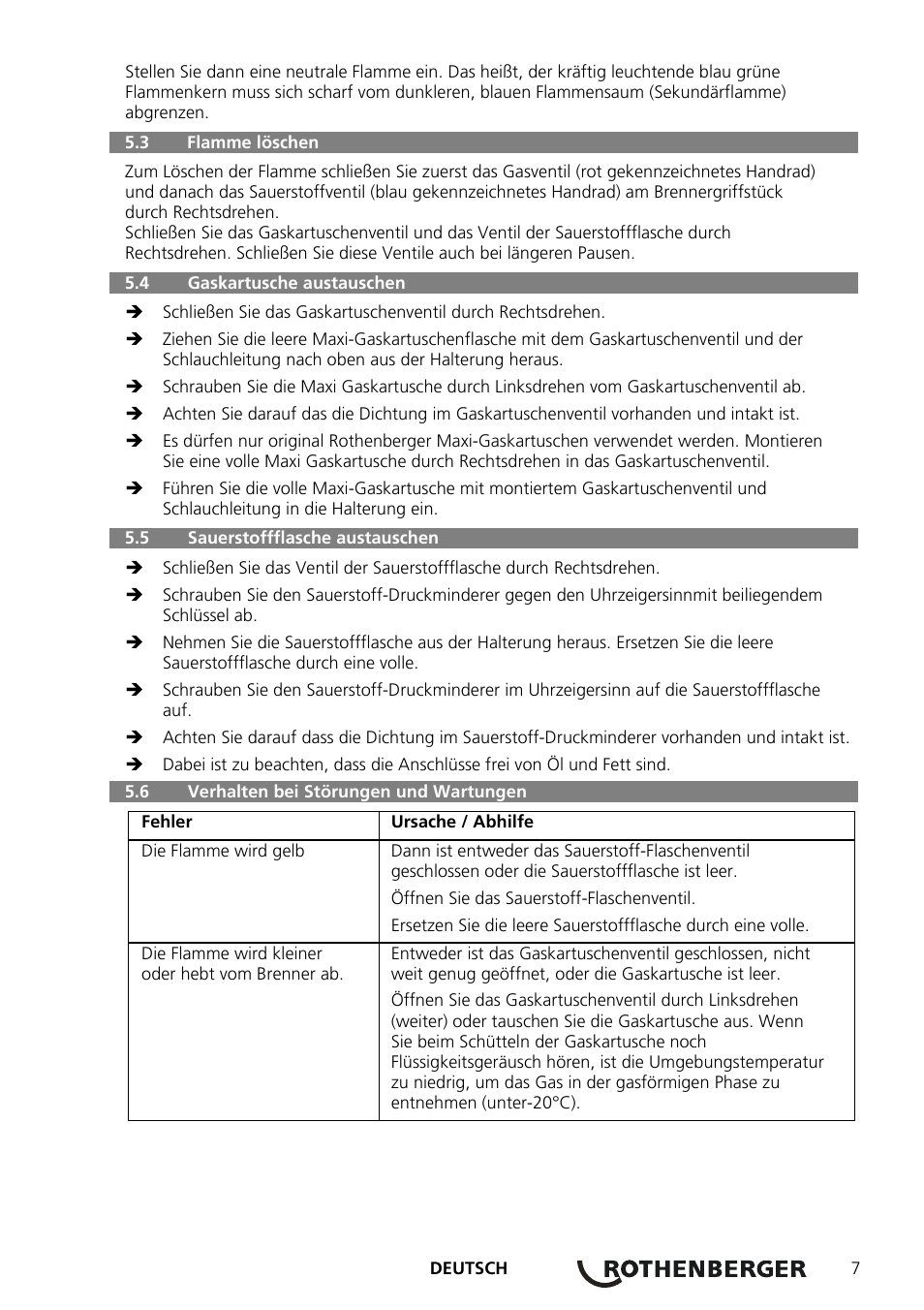 ROTHENBERGER ROXY 400 L Set User Manual | Page 11 / 132