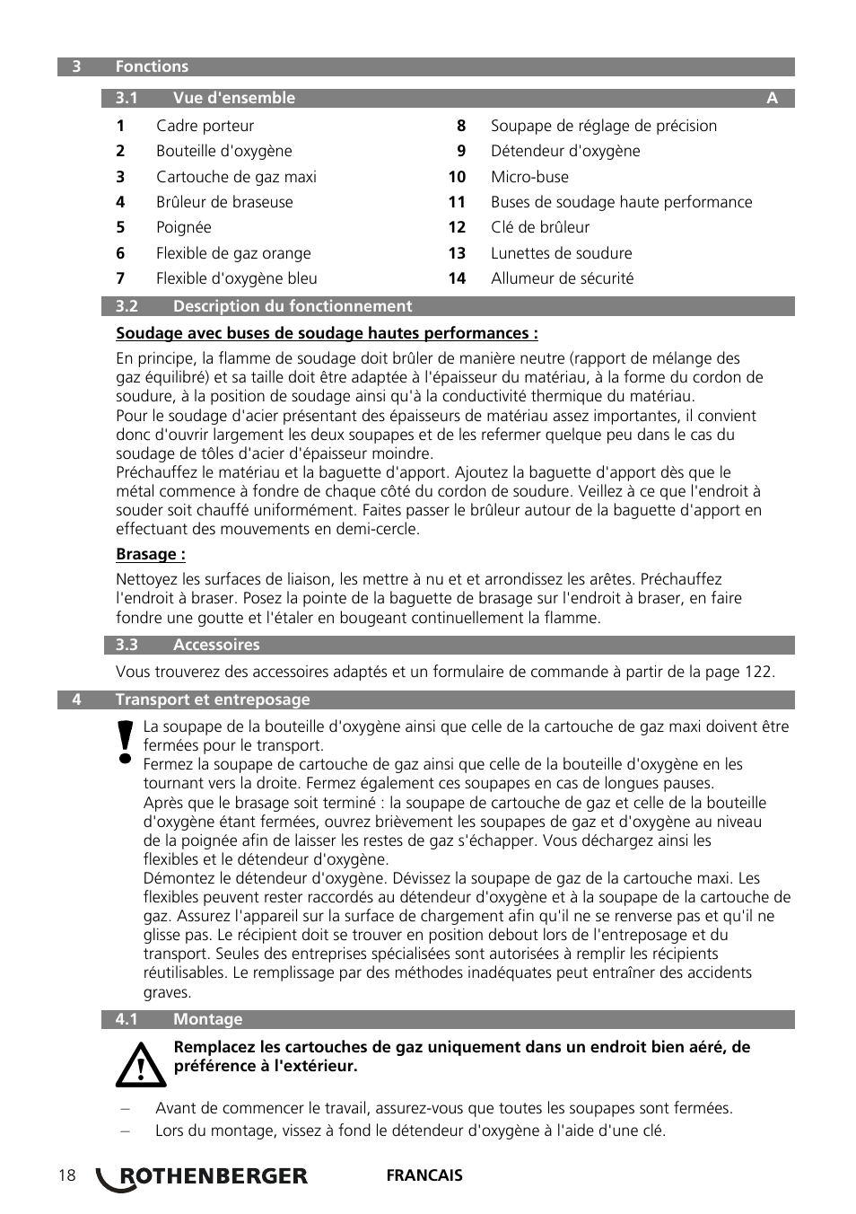 ROTHENBERGER ROXY 400 L Set User Manual | Page 22 / 132