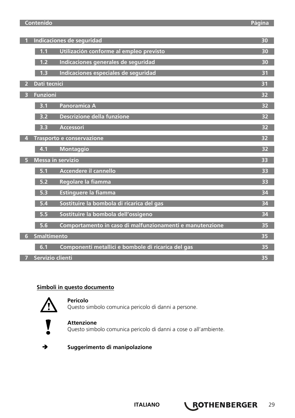 ROTHENBERGER ROXY 400 L Set User Manual | Page 33 / 132