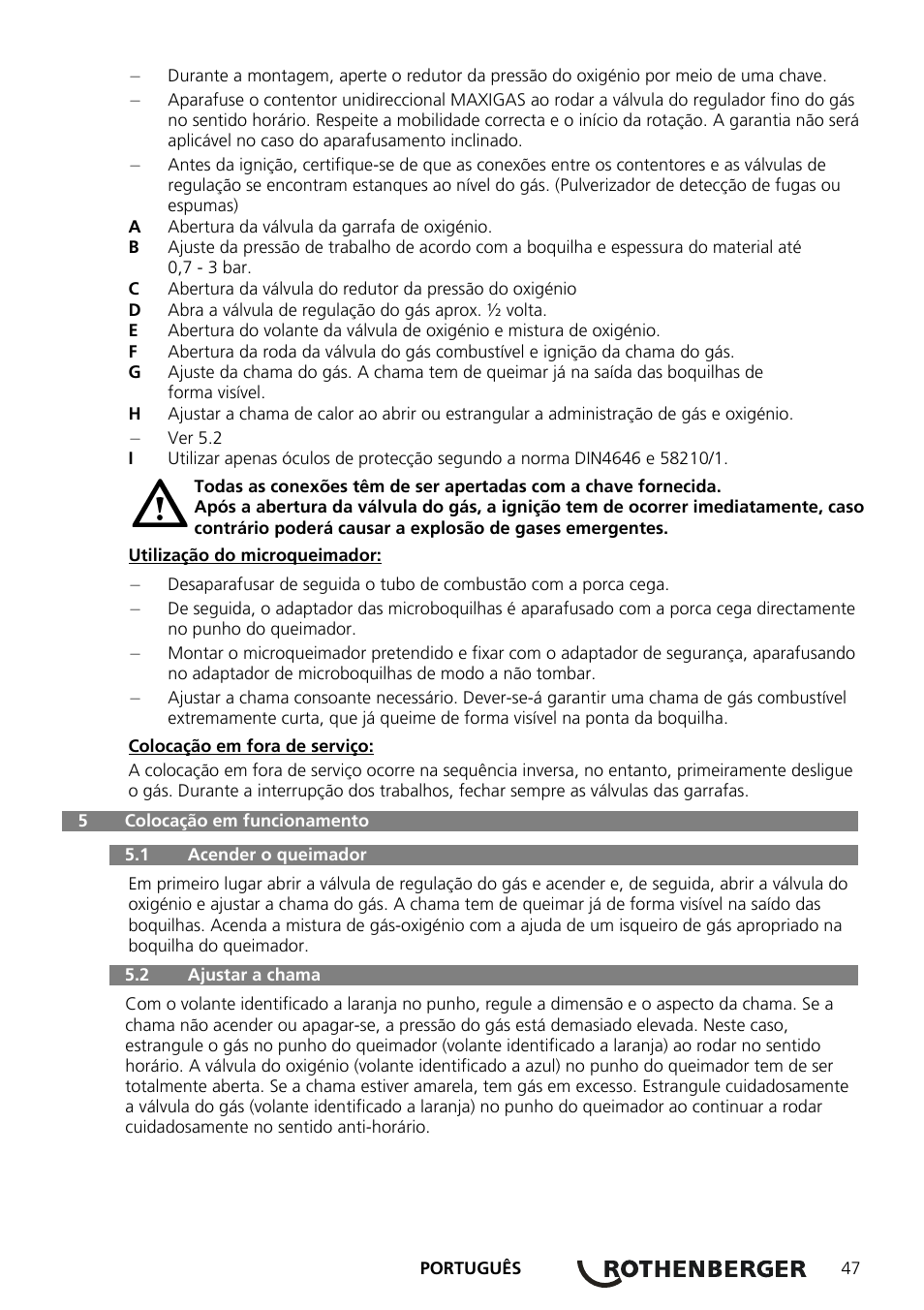 ROTHENBERGER ROXY 400 L Set User Manual | Page 51 / 132