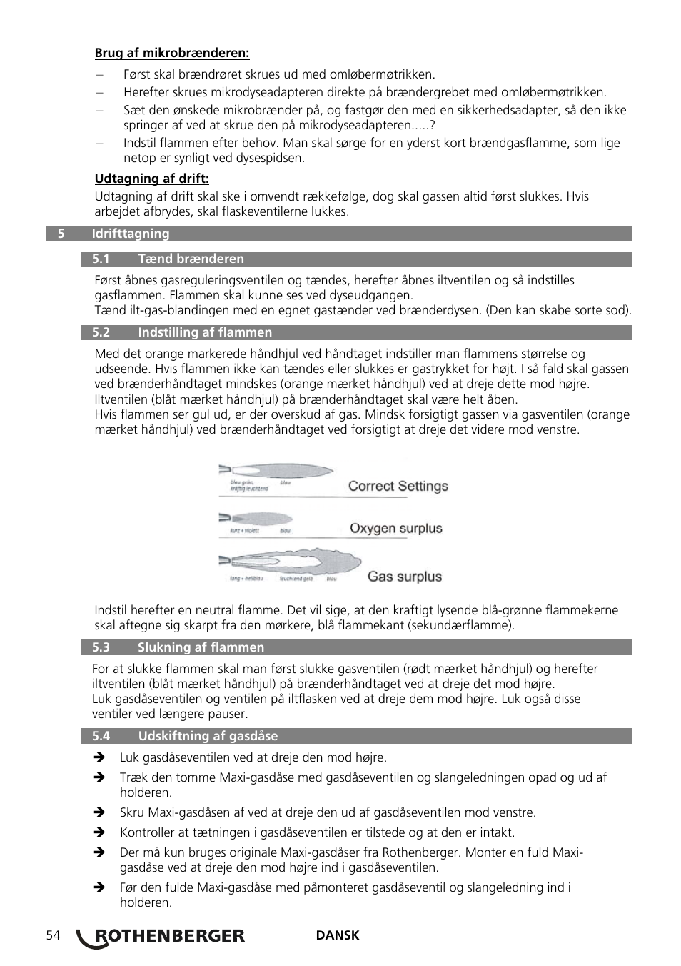ROTHENBERGER ROXY 400 L Set User Manual | Page 58 / 132