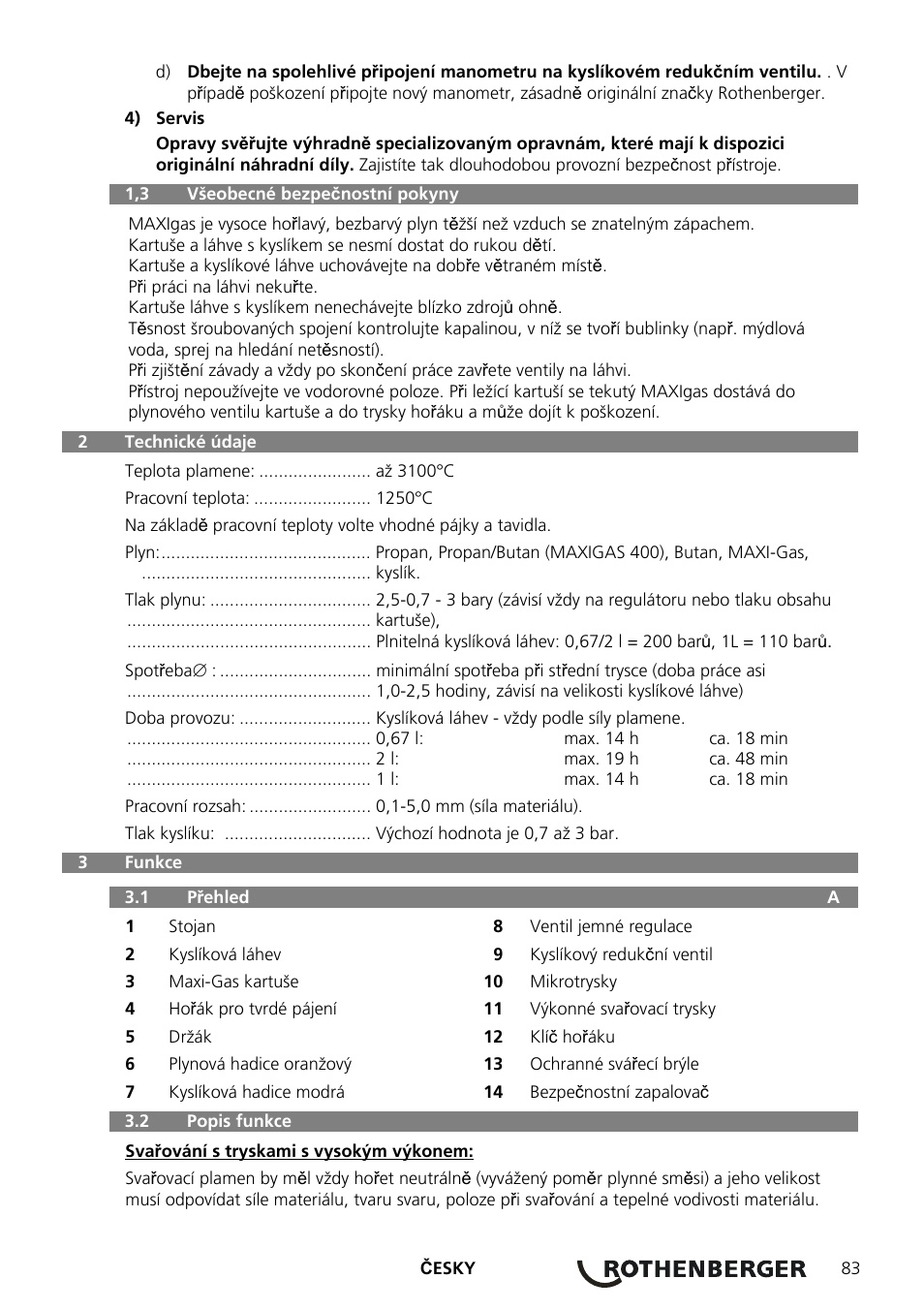 ROTHENBERGER ROXY 400 L Set User Manual | Page 87 / 132