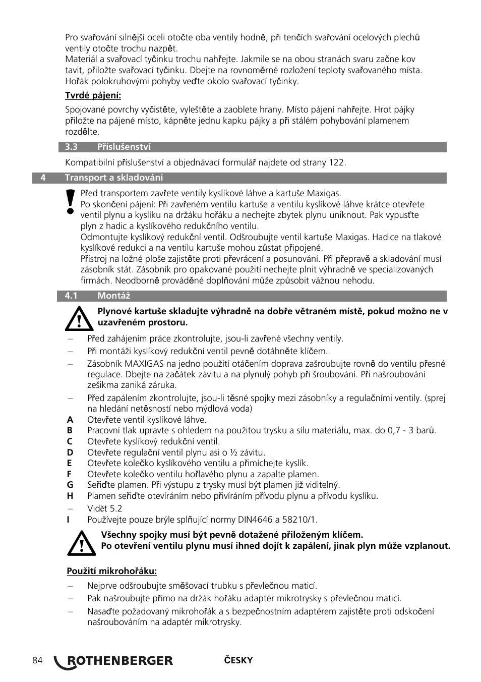 ROTHENBERGER ROXY 400 L Set User Manual | Page 88 / 132