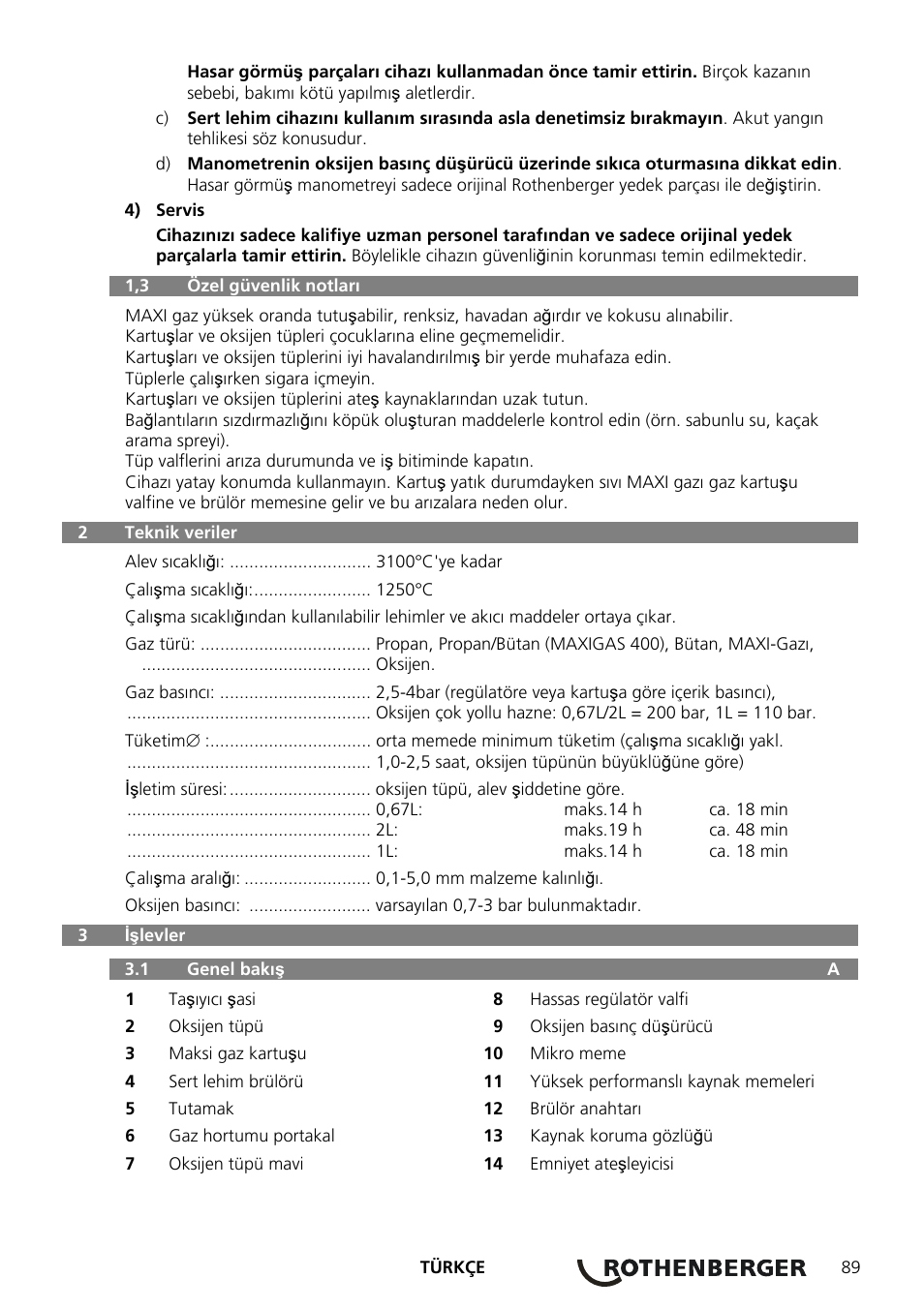 ROTHENBERGER ROXY 400 L Set User Manual | Page 93 / 132