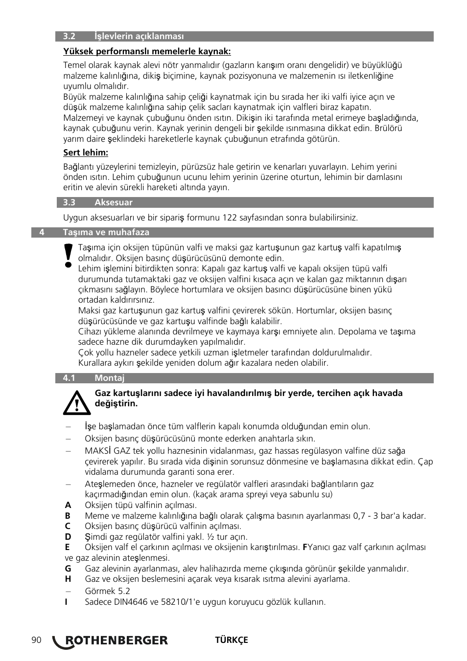 ROTHENBERGER ROXY 400 L Set User Manual | Page 94 / 132