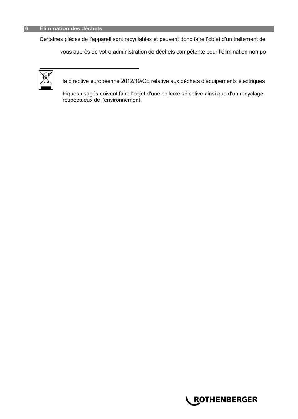 ROTHENBERGER Sicherheitsfußschalter User Manual | Page 17 / 84