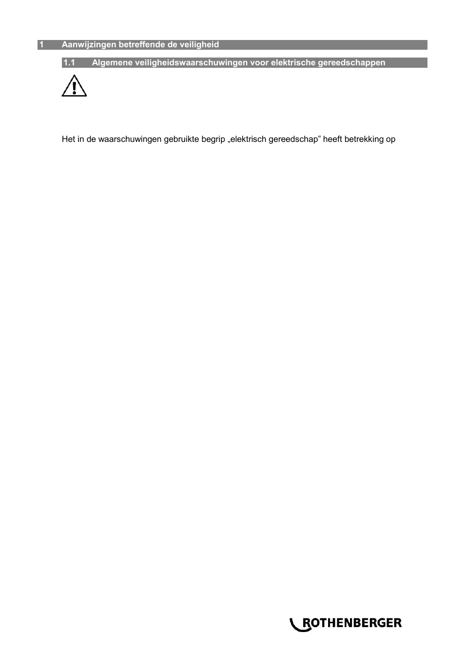 ROTHENBERGER Sicherheitsfußschalter User Manual | Page 29 / 84