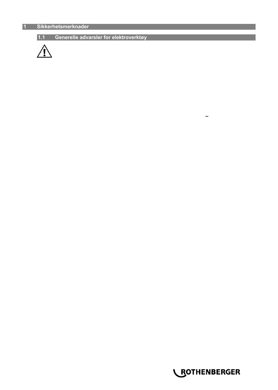 ROTHENBERGER Sicherheitsfußschalter User Manual | Page 47 / 84