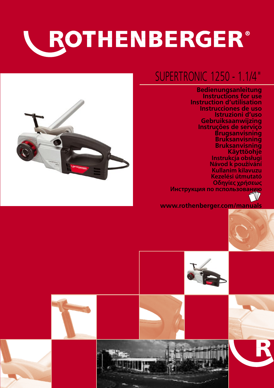 ROTHENBERGER SUPERTRONIC 1250 User Manual | 72 pages