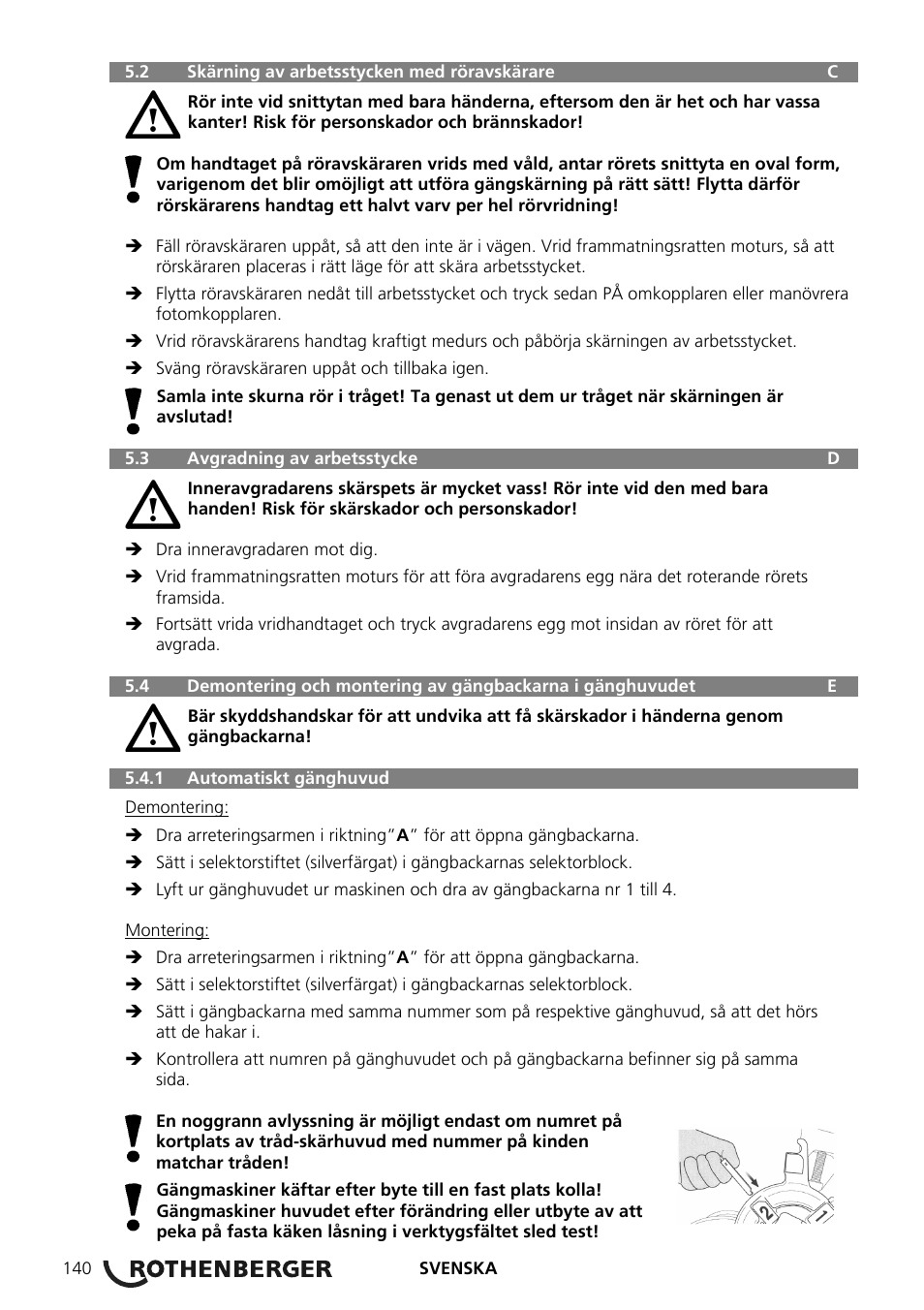 ROTHENBERGER SUPERTRONIC 2 SE/3 SE/4 SE User Manual | Page 144 / 284