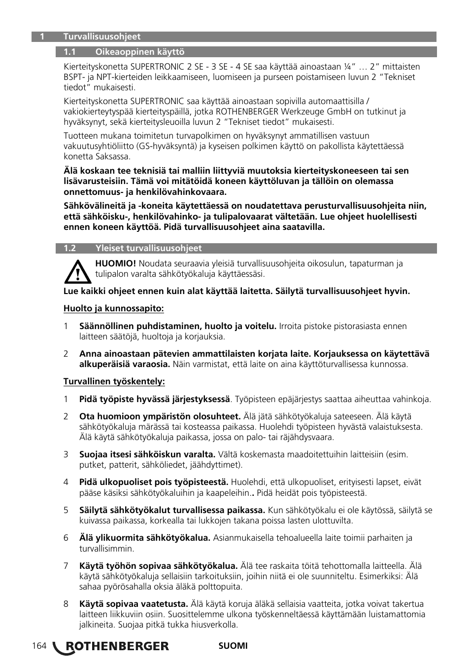 ROTHENBERGER SUPERTRONIC 2 SE/3 SE/4 SE User Manual | Page 168 / 284